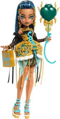 Monster High Cleo De Nile Birthday Doll - Gold Party Dress, Best Deal