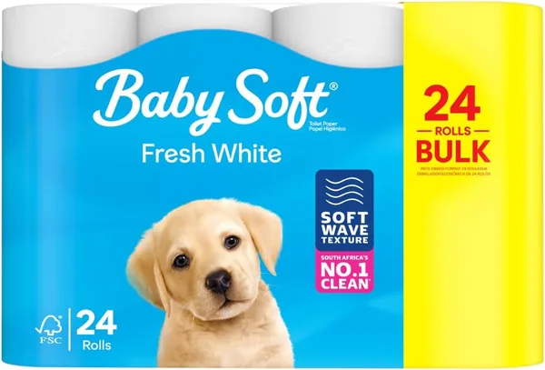 Baby Soft Fresh White 2 Ply Toilet Paper - Pack of 24 | 21% Off