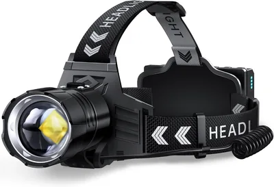 FINICO Headlamp 99000lm - 95h IPX7 Waterproof