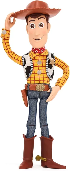 Disney Store Official Pixar Toy Story Sheriff Woody Talking Interactive Action Figure 39 cm