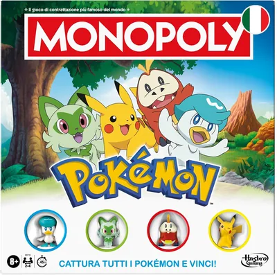 Monopoly Pokémon Edizione Board Game per Bambini e Ragazzi Appassionati di Pokémon