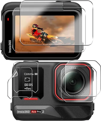 インスタ360 Ace Pro 2 アクセサリー レンズ保護フィルム 高透過率 LCD 保護フィルム 40%オフ