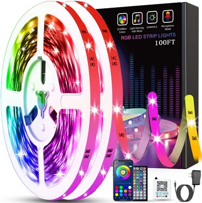 Tenmiro 100ft RGB LED Strip Lights Best Deal