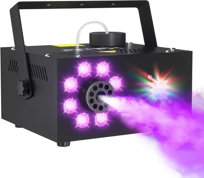 Máquina de Humo HAKUTA 13 Colores LED con Mandos Remotos y Efectos Estroboscópicos