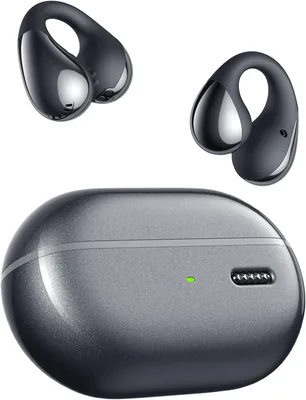 SoundPEATS PearlClip Pro Earbuds - Open-Ear, LDAC & Hi-Res Audio, Bluetooth 6.0, IPX5 Waterproof