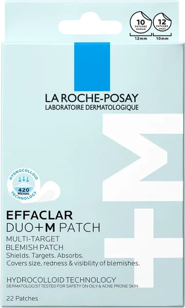 La Roche Posay Adesivos Hidrocoloides de Acne Effaclar Duo+M - 22 Unidades | Economize 11%