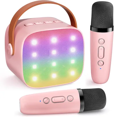 HAOMUREN Mini Karaoke Machine for Kids, Portable Bluetooth
