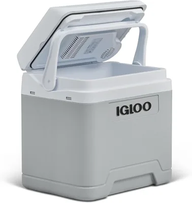 IGLOO IE24 Elektrisk kylbox, 12V & 230V, 24L - Kompakt minifryse för bil, camping, vakance, båt och festivaler - Ligt