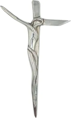 Cruz de Cristo Estilo Dalí - Decoración de Pared en Diseño Surrealista, Escultura Religiosa y Artística para Hogar - Sala
