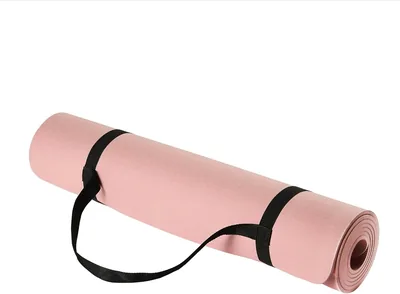 Amazon Basics Mata do ćwiczeń/jogi z TPE, 0,6 cm, różowa - Najlepsza cena