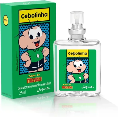 Colônia desodorante masculino teen Cebolinha Turma da Mônica 25ml em spray Jequiti - Save 48%