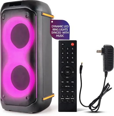 Sistema de Bocinas Bluetooth Pyle para Fiesta, 160W Portátil con Batería TWS
