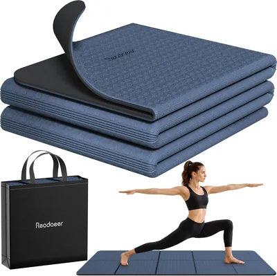 Foldable Yoga Mat - Travel Fitness Mat 183x61cm