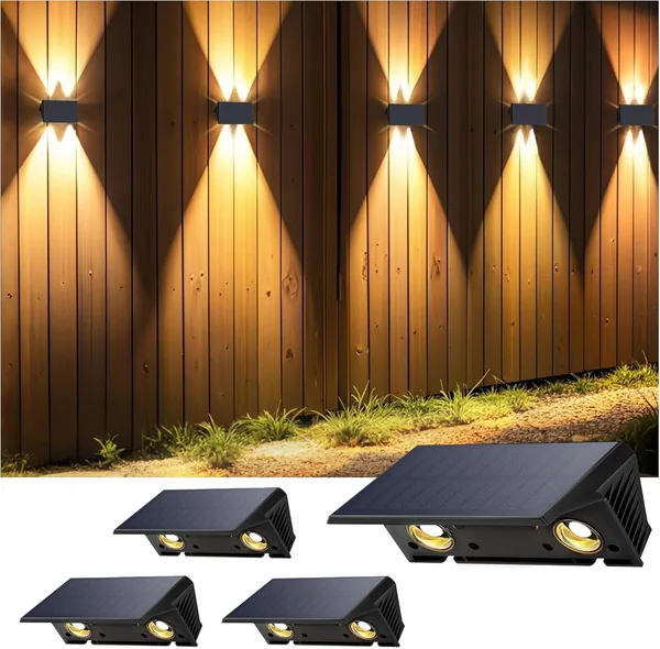 IIRARA 4 Piece Outdoor Solar Lamp
