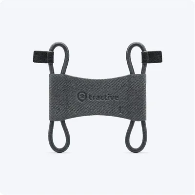 Tractive Textile Clips for Tractive Dog 6 GPS Tracker Black L Pack of 2 Best Deal