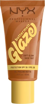 NYX Professional Makeup Buttermelt Glaze Soft Glow Skin Tint SPF30 Fondfation 06 Praline Butta 30 ml - Best Deal