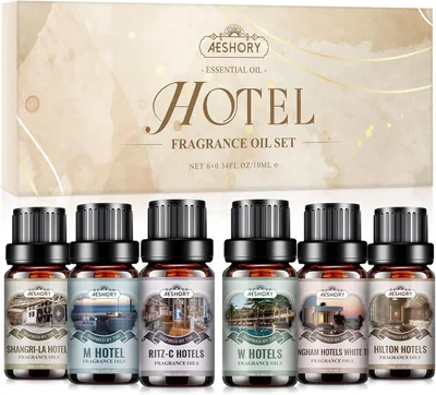 AESHORY 6x10ML Hotel Aromatherapy Fragrance Oils Set