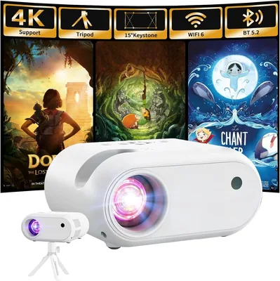 Mini Projector 1080p WiFi Bluetooth Best Deal