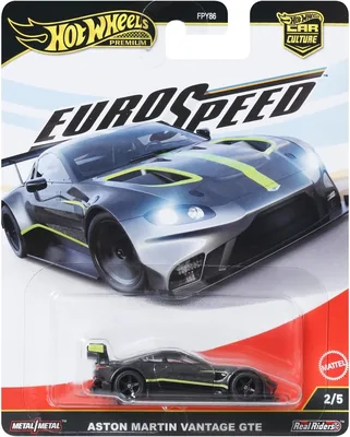 Hot Wheels Car Culture Aston Martin Vantage GTE 1:64 Scale Die-Cast Toy with Real Riders Tyres