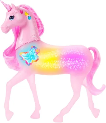 Barbie Eenhoorn met Fonkelende Lichtjes - 20 Interactieve Combinaties van Licht en Geluid
