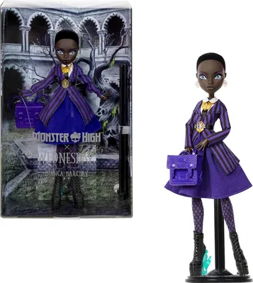 Monster High x Wednesday Pop Figuur met Accessoires - Bianca Barclay in Uniform, Beste Deal