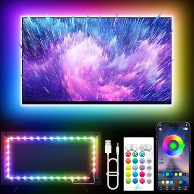 KANTUTOE RGB TV Backlight - 16.4ft Music Sync