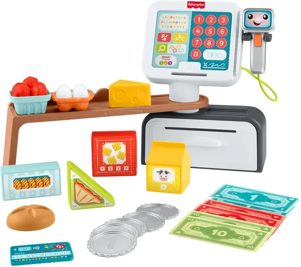 Fisher-Price Educatieve Speelgoed voor Kleuters: Telspel en Winkel, 20 Delen, Nu 65% Korting!