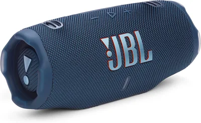 JBL Charge 6 Waterproof Bluetooth Speaker, Integrated Battery & USB Charging, Blue