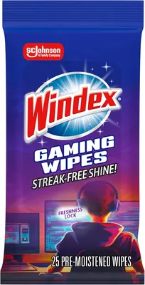 Windex Gaming Cleaning Wipes - Instantly Clean Electronics