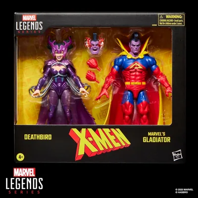 Marvel Legends X-Men Deathbird & Gladiator 2-Pack Action Figures