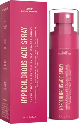 Laboratoria BASE Spray z kwasem podchlorawym do twarzy, podróżny 59 ml