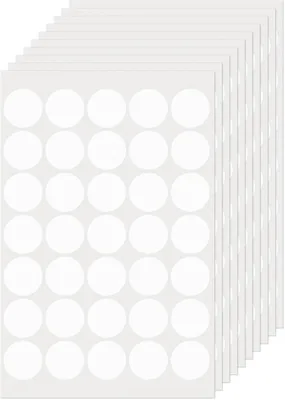 FINDAT White Round Labels 1 Inch Color Coding Stickers - 54% Off