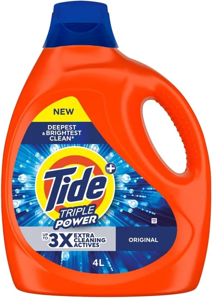 Tide Triple Power Original Liquid Detergent 4L