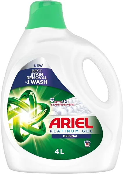 Ariel Platinum Clean Original Liquid Detergent 4L