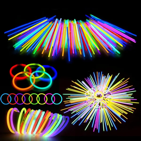 Kangtaixin Braccialetti Luminosi Fluorescenti