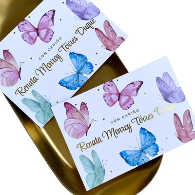 Paquete de 24 Tarjetas Personalizadas con Diseño Elegante para Regalos