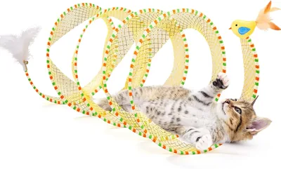 Potaroma Spiral Tunnel Cat Toy