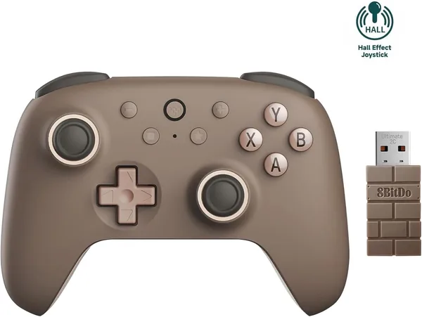 8Bitdo Ultimate 2C Draadloze Controller voor Windows PC en Android met 1000Hz Polling Rate, Hall Effect Joysticks en Hall Trigger
