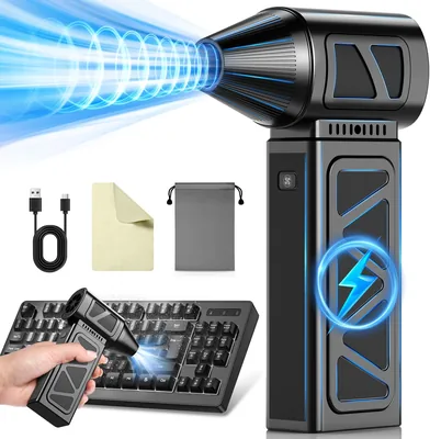Electric Compressed Air Duster, Mini Blower 300,000 RPM, 9% Off