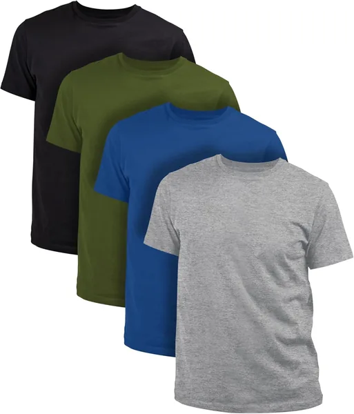 Très recherché : Pack de 4 T-shirts Homme en Coton 100%, Économisez 5%