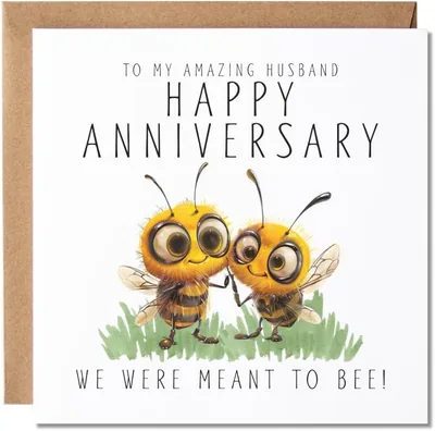 Maise & Rose Husband Anniversary Card - Best Deal