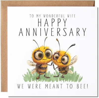 Maise & Rose Wife Anniversary Card - Best Deal