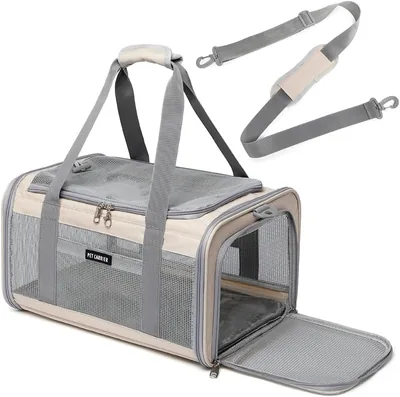 Ioview Airline Approved Pet Carrier - Collapsible & Breathable