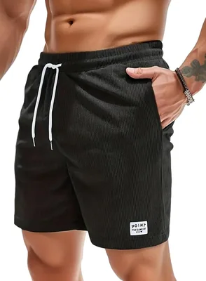Shorts de homme d'été décontractés en corduroy classique, ajustés et confortables avec poches - Meilleur prix