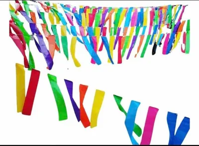 Papel picado Tiliches | Guirnaldas | enramado | 5 tiras de 5 metros | diseño vibrante