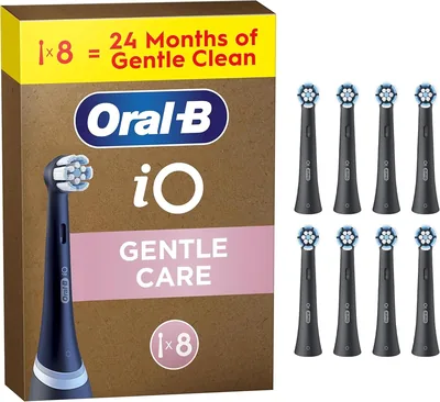 Oral-B iO Gentle Care Replacement Brush Heads (Pack of 8)