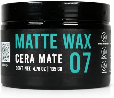 Luxa 07 Cera Mate para Hombre - Fijación Alta y Acabado Natural - Aroma Cítrico y Maderas Suaves - 135g (36% Off)