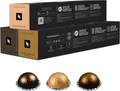 Nespresso Vertuo Variety Pack 30 Pods - Bianco Doppio, Scuro, Chiaro