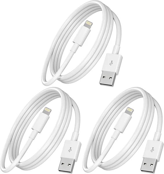 iPhone Charger Cable,3Pack 3FT/0.9m [Apple MFi Certified] lightning cable iPhone Charging Fast Compa