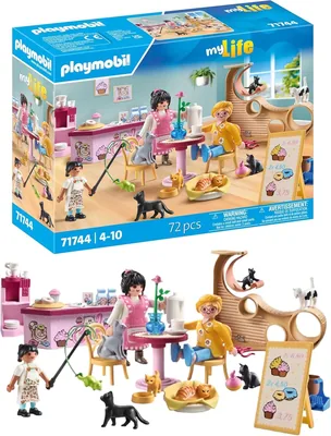 Playmobil | Mon Vie | Chat Café | Jouet Enfants | Figure Animal | À partir de 4 ans | 71744 - 36% Off